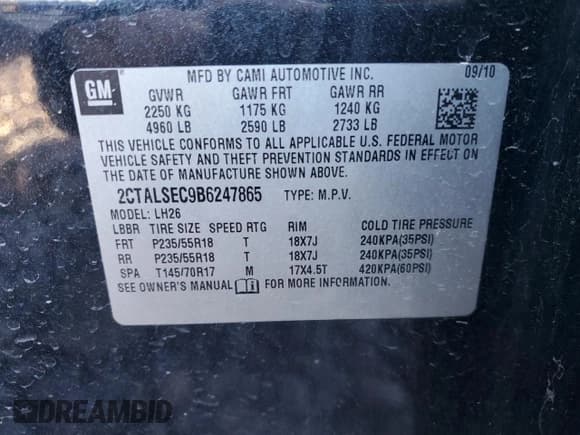 ✅ 2011 GMC Terrain SLE-2 • VIN: 2CTALSEC9B6247865 • Lot: 87260155. Wystawiony na Copart z przebiegiem 114 163 mil. Bezpłatny archiwum sprzedaży aukcyjnych z USA i szczegółowy raport historii pojazdu na DreamBid. Zdjęcie 13.