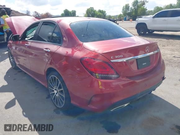 ✅ 2021 Mercedes-Benz C 300 • VIN: W1KWF8DB3MR619069 • Lot: 43441431. Listed on IAAI with 74,150 mi. Free auction sales archive from the USA and detailed vehicle history report at DreamBid. Image 3.