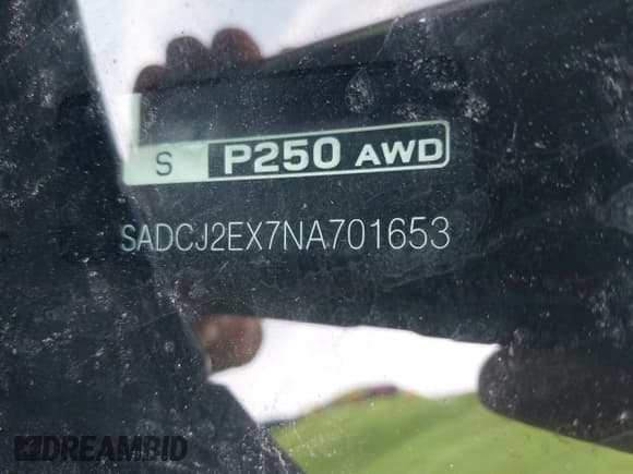 ✅ 2022 Jaguar F-Pace S • VIN: SADCJ2EX7NA701653 • Lot: 42793600. Listed on IAAI with 23,059 mi. Free auction sales archive from the USA and detailed vehicle history report at DreamBid. Image 18.