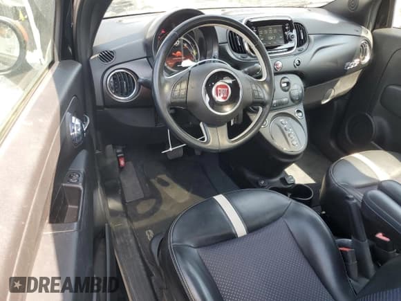 ✅ 2016 FIAT 500e • VIN: 3C3CFFGE2GT170300 • Lot: 54011115. Listed on Copart with 28,674 mi. Free auction sales archive from the USA and detailed vehicle history report at DreamBid. Image 8.