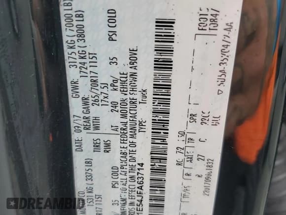 ✅ 2018 Ford F-150 XL • VIN: 1FTEW1E54JFA63714 • Lot: 68979815. Listed on Copart with Not provided. Free auction sales archive from the USA and detailed vehicle history report at DreamBid. Image 12.