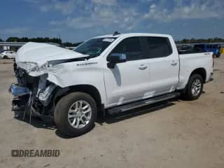 2024 Chevrolet Silverado 1500 LT with VIN 2GCUDDED9R1187975, listed as a Copart auction lot 67812695 with 22,789 mi miles and Salvage title. Bid and sale history available at DreamBid. Image 1.