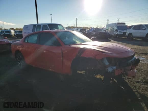 2021 Dodge Charger SXT with VIN 2C3CDXBG5MH659864, listed as a Copart auction lot 87116745 with 48,921 mi miles and Non repairable. Bid and sale history available at DreamBid. Image 4.