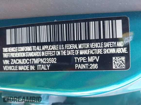 ✅ 2021 Jeep Renegade Trailhawk • VIN: ZACNJDC17MPN23592 • Lot: 41140001. Listed on IAAI with 19,224 mi. Free auction sales archive from the USA and detailed vehicle history report at DreamBid. Image 9.