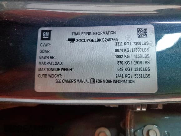 ✅ 2019 Chevrolet Silverado 1500 LTZ • VIN: 3GCUYGEL9KG240765 • Лот: 69312145. Опубликован ранее на Copart с пробегом 58 364 миль. Бесплатный доступ к архиву аукционных продаж из США и подробный отчёт об истории автомобиля на DreamBid. Изображение 12.