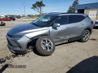✅ 2023 Chevrolet Blazer LT • VIN: 3GNKBHR49PS233313 • Lot: 84640065. Listed on Copart with 19,779 mi. Free auction sales archive from the USA and detailed vehicle history report at DreamBid. Image 1.