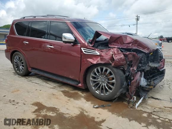 ✅ 2024 Nissan Armada Platinum • VIN: JN8AY2DB7R9852511 • Lot: 56209765. Wystawiony na Copart z przebiegiem 24 833 mil. Bezpłatny archiwum sprzedaży aukcyjnych z USA i szczegółowy raport historii pojazdu na DreamBid. Zdjęcie 4.
