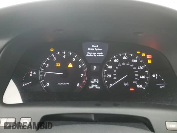 ✅ 2010 Lexus LS 460 L • VIN: JTHDL5EF0A5002062 • Lot: 80468135. Listed on Copart with 129,941 mi. Free auction sales archive from the USA and detailed vehicle history report at DreamBid. Image 9.