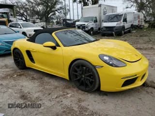 ✅ 2018 Porsche 718 Boxster • VIN: WP0CA2A83JS210883 • Lot: 78193744. Listed on Copart with 24,959 mi. Free auction sales archive from the USA and detailed vehicle history report at DreamBid. Image 4.