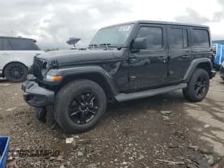 ✅ 2022 Jeep Wrangler Unlimited Sahara Altitude • VIN: 1C4HJXEG5NW125451 • Лот: 85537525. Опубликован ранее на Copart с пробегом 61 269 миль. Бесплатный доступ к архиву аукционных продаж из США и подробный отчёт об истории автомобиля на DreamBid. Изображение 1.