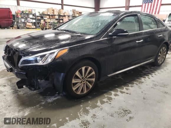 ✅ 2017 Hyundai Sonata Sport • VIN: 5NPE34AF2HH528970 • Lot: 47934333. Listed on Copart with 98,214 mi. Free auction sales archive from the USA and detailed vehicle history report at DreamBid. Image 1.