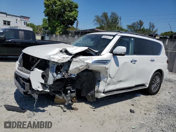 ✅ 2021 Nissan Armada SV • VIN: JN8AY2AD1M9660144 • Lot: 49382575. Listed on Copart with 47,257 mi. Free auction sales archive from the USA and detailed vehicle history report at DreamBid. Image 1.