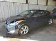 2014 Hyundai Veloster with VIN KMHTC6AD8EU216652, listed as a Copart auction lot 85128925 with Not provided miles and Salvage title. Bid and sale history available at DreamBid. Image 1.