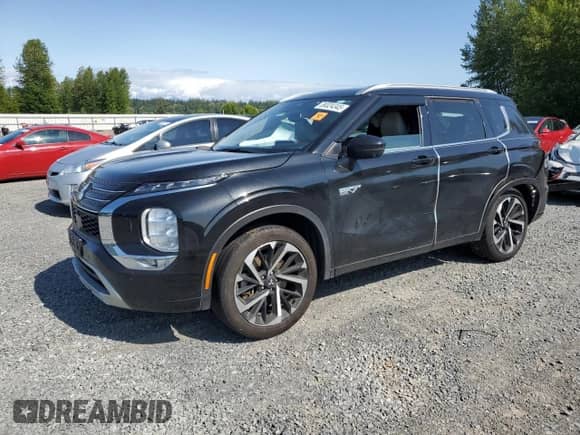 2023 Mitsubishi Outlander SEL z VIN JA4T5VA90PZ027000, wystawiony jako Copart lot #59324345 z przebiegiem 80 180 mil mil oraz Szkoda całkowita • Salvage title. Historia ofert i sprzedaży dostępna na DreamBid. Obrazek 1.