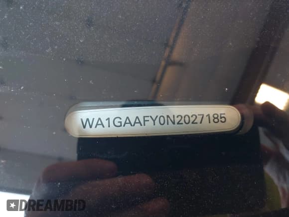 ✅ 2022 Audi Q5 S line Premium • VIN: WA1GAAFY0N2027185 • Lot: 43762247. Listed on IAAI with 48,423 mi. Free auction sales archive from the USA and detailed vehicle history report at DreamBid. Image 9.