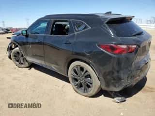 2019 Chevrolet Blazer RS with VIN 3GNKBERS5KS646416, listed as a Copart auction lot 71995304 with 103,778 mi miles and Salvage title. Bid and sale history available at DreamBid. Image 2.