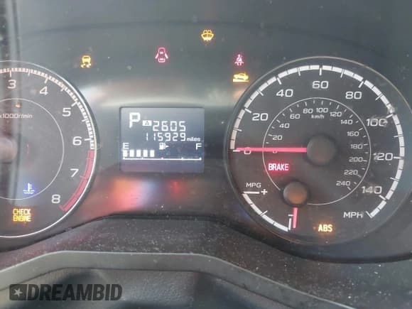 ✅ 2017 Subaru Impreza Premium • VIN: 4S3GKAB68H3621254 • Lot: 42896256. Listed on IAAI with 115,929 mi. Free auction sales archive from the USA and detailed vehicle history report at DreamBid. Image 7.