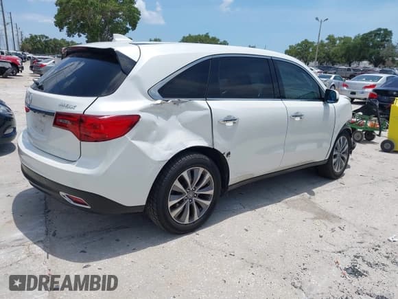 ✅ 2014 Acura MDX Technology • VIN: 5FRYD3H43EB004244 • Lot: 42388097. Wystawiony na IAAI z przebiegiem 91 080 mil. Bezpłatny archiwum sprzedaży aukcyjnych z USA i szczegółowy raport historii pojazdu na DreamBid. Zdjęcie 4.