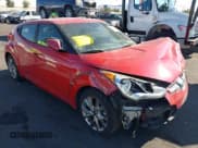 ✅ 2017 Hyundai Veloster Value Edition • VIN: KMHTC6AD4HU308202 • Lot: 43569760. Listed on IAAI with 107,579 mi. Free auction sales archive from the USA and detailed vehicle history report at DreamBid. Image 1.