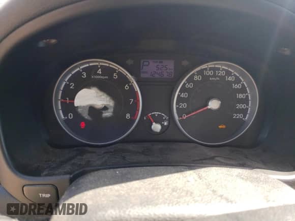 2010 Hyundai Accent L with VIN KMHCN3BCXAU182917, listed as a Copart auction lot 69464685 with 124,678 mi miles and Salvage title. Bid and sale history available at DreamBid. Image 9.