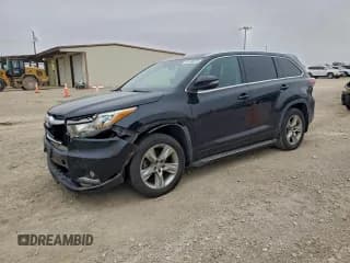 ✅ 2014 Toyota Highlander Limited • VIN: 5TDYKRFH1ES035732 • Lot: 95106275. Listed on Copart with 275,238 mi. Free auction sales archive from the USA and detailed vehicle history report at DreamBid. Image 1.