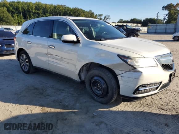 ✅ 2014 Acura MDX Technology • VIN: 5FRYD3H41EB002525 • Lot: 85718645. Wystawiony na Copart z przebiegiem 83 755 mil. Bezpłatny archiwum sprzedaży aukcyjnych z USA i szczegółowy raport historii pojazdu na DreamBid. Zdjęcie 4.