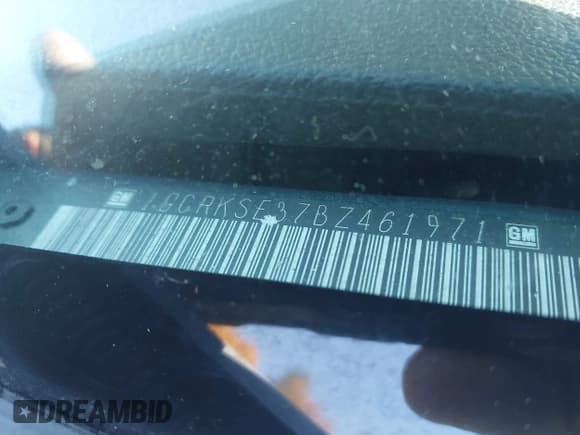 ✅ 2011 Chevrolet Silverado 1500 LT • VIN: 1GCRKSE37BZ461971 • Lot: 43546524. Listed on IAAI with Not provided. Free auction sales archive from the USA and detailed vehicle history report at DreamBid. Image 9.