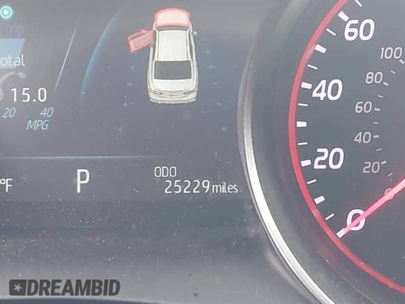 2023 Toyota Camry XSE with VIN 4T1K61BK2PU083912, listed as a IAAI auction lot 42147274 with 25,229 mi miles and . Bid and sale history available at DreamBid. Image 15.