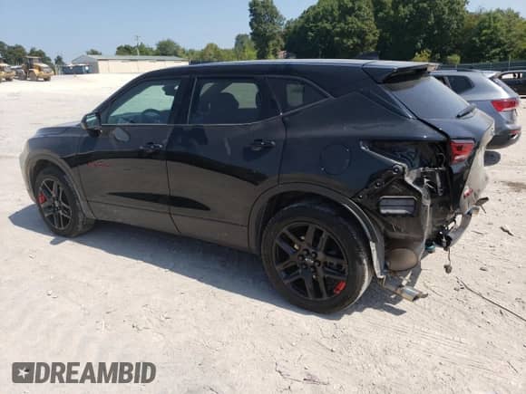 2023 Chevrolet Blazer LT with VIN 3GNKBCR49PS197139, listed as a Copart auction lot 69091874 with 20,002 mi miles and Clean title. Bid and sale history available at DreamBid. Image 2.