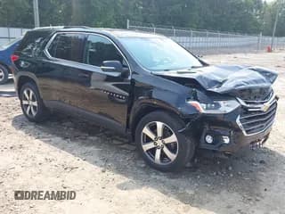 ✅ 2018 Chevrolet Traverse LT • VIN: 1GNERHKW1JJ141626 • Lot: 42386827. Wystawiony na IAAI z przebiegiem 120 568 mil. Bezpłatny archiwum sprzedaży aukcyjnych z USA i szczegółowy raport historii pojazdu na DreamBid. Zdjęcie 1.