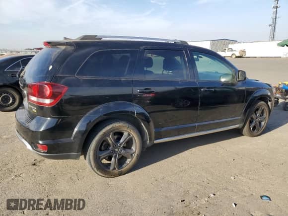 2018 Dodge Journey Crossroad with VIN 3C4PDCGG4JT475761, listed as a Copart auction lot 80506595 with 136,232 mi miles and Salvage title. Bid and sale history available at DreamBid. Image 3.