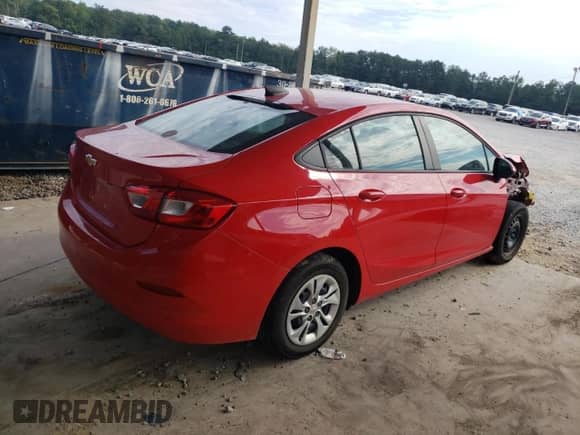 2019 Chevrolet Cruze LS с VIN 1G1BC5SM4K7127995, выставлен на аукционе Copart как лот 74367394 с пробегом 61 318 миль миль и Списание • Salvage title. История ставок и продаж доступна на DreamBid. Изображение 3.