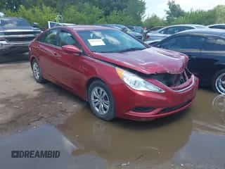 2012 Hyundai Sonata GLS with VIN 5NPEB4AC5CH482777, listed as a IAAI auction lot 42612616 with 99,704 mi miles and . Bid and sale history available at DreamBid. Image 1.