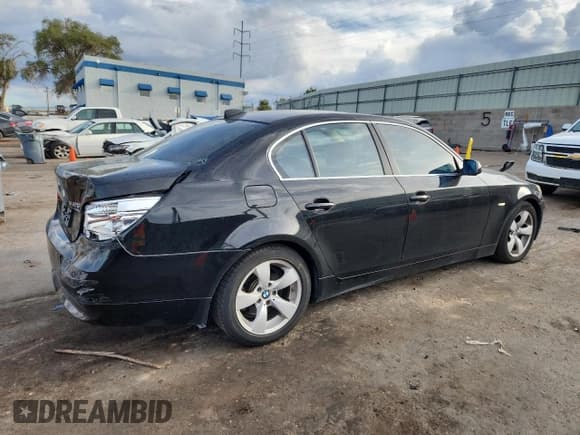 ✅ 2007 BMW 5 Series 525i • VIN: WBANE53587CK91882 • Lot: 89504445. Listed on Copart with 256,660 mi. Free auction sales archive from the USA and detailed vehicle history report at DreamBid. Image 3.