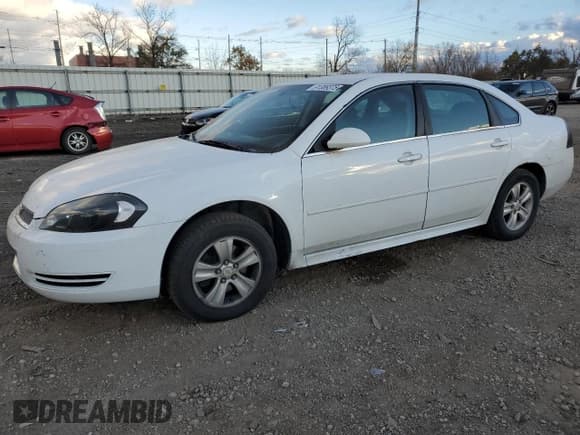 ✅ 2013 Chevrolet Impala LS • VIN: 2G1WA5E3XD1194269 • Лот: 91389375. Опубликован ранее на Copart с пробегом 167 596 миль. Бесплатный доступ к архиву аукционных продаж из США и подробный отчёт об истории автомобиля на DreamBid. Изображение 1.