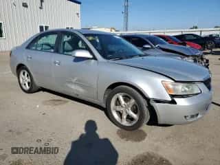 2006 Hyundai Sonata GLS with VIN 5NPEU46F26H044252, listed as a Copart auction lot 82528835 with 92,210 mi miles and Salvage title. Bid and sale history available at DreamBid. Image 4.