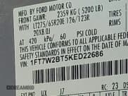 ✅ 2019 Ford F-250 XL • VIN: 1FT7W2BT5KED22686 • Lot: 43557183. Wystawiony na IAAI z przebiegiem 185 179 mil. Bezpłatny archiwum sprzedaży aukcyjnych z USA i szczegółowy raport historii pojazdu na DreamBid. Zdjęcie 9.