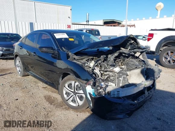 ✅ 2018 Honda Civic LX • VIN: 19XFC2F55JE005154 • Lot: 43661806. Listed on IAAI with 99,103 mi. Free auction sales archive from the USA and detailed vehicle history report at DreamBid. Image 1.