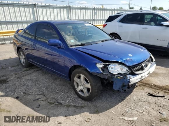 ✅ 2004 Honda Civic EX • VIN: 1HGEM22904L025956 • Lot: 81906205. Listed on Copart with 154,185 mi. Free auction sales archive from the USA and detailed vehicle history report at DreamBid. Image 4.