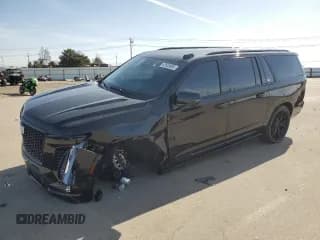 ✅ 2025 Cadillac Escalade ESV 4WD Sport Platinum • VIN: 1GYS9RRL8SR137924 • Lot: 52630905. Listed on Copart with 3,190 mi. Free auction sales archive from the USA and detailed vehicle history report at DreamBid. Image 1.