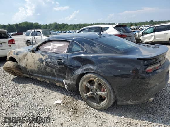 2015 Chevrolet Camaro SS with VIN 2G1FH1EJ1F9173947, listed as a Copart auction lot 68807705 with 98,104 mi miles and Salvage title. Bid and sale history available at DreamBid. Image 2.