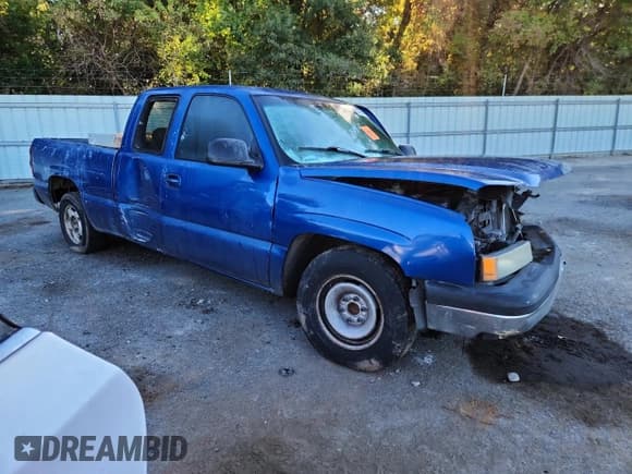 ✅ 2004 Chevrolet Silverado 1500 LS • VIN: 2GCEC19V741210039 • Lot: 91569635. Listed on Copart with Not provided. Free auction sales archive from the USA and detailed vehicle history report at DreamBid. Image 4.