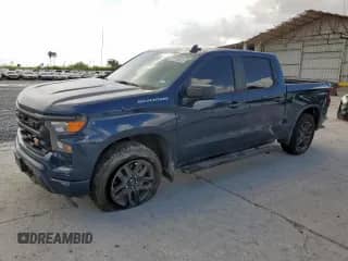 ✅ 2022 Chevrolet Silverado 1500 Custom • VIN: 1GCPDBEKXNZ637067 • Lot: 70196565. Listed on Copart with 87,838 mi. Free auction sales archive from the USA and detailed vehicle history report at DreamBid. Image 1.