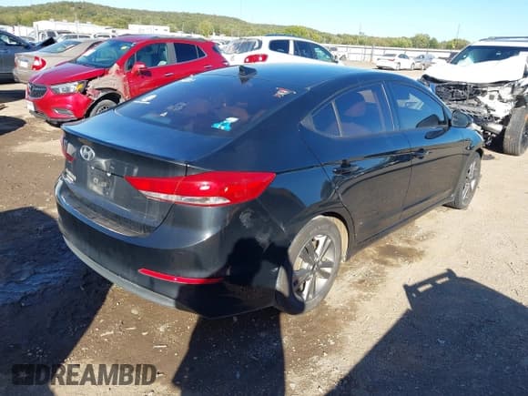✅ 2018 Hyundai Elantra SEL • VIN: 5NPD84LF5JH290967 • Lot: 43501788. Listed on IAAI with 76,129 mi. Free auction sales archive from the USA and detailed vehicle history report at DreamBid. Image 4.