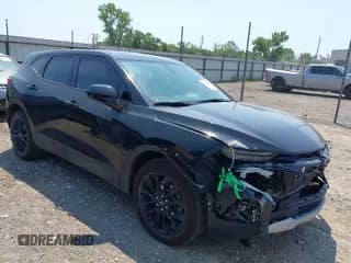 2022 Chevrolet Blazer LT with VIN 3GNKBCR43NS129464, listed as a IAAI auction lot 42920711 with 63,943 mi miles and . Bid and sale history available at DreamBid. Image 1.