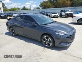 2023 Hyundai Elantra SEL with VIN 5NPLS4AG1PH092274, listed as a Copart auction lot 69908185 with 103,827 mi miles and Salvage title. Bid and sale history available at DreamBid. Image 4.