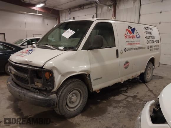 ✅ 2001 Chevrolet Express Cargo • VIN: 1GCFG25W911173770 • Lot: 43657435. Listed on IAAI with 162,119 mi. Free auction sales archive from the USA and detailed vehicle history report at DreamBid. Image 2.