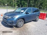 ✅ 2021 Honda Pilot EX • VIN: 5FNYF5H32MB036924 • Лот: 42658950. Опубликован ранее на IAAI с пробегом 37 414 миль. Бесплатный доступ к архиву аукционных продаж из США и подробный отчёт об истории автомобиля на DreamBid. Изображение 2.