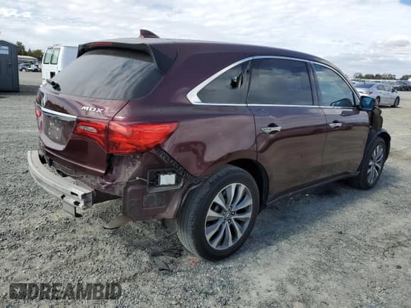 ✅ 2014 Acura MDX Technology • VIN: 5FRYD3H44EB001594 • Lot: 82285665. Wystawiony na Copart z przebiegiem 121 284 mil. Bezpłatny archiwum sprzedaży aukcyjnych z USA i szczegółowy raport historii pojazdu na DreamBid. Zdjęcie 3.