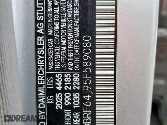 ✅ 2005 Mercedes-Benz C 320 • VIN: WDBRF64J95F589080 • Lot: 50365025. Wystawiony na Copart z przebiegiem 155 652 mil. Bezpłatny archiwum sprzedaży aukcyjnych z USA i szczegółowy raport historii pojazdu na DreamBid. Zdjęcie 13.